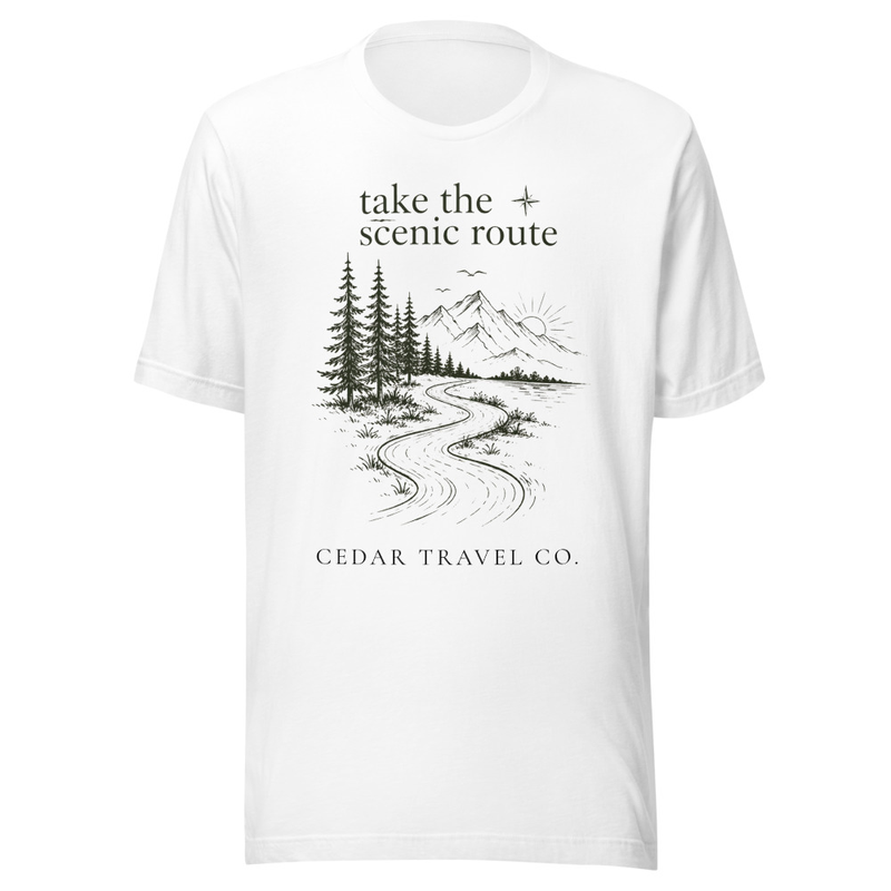 Scenic Route Tee – 3XL, White