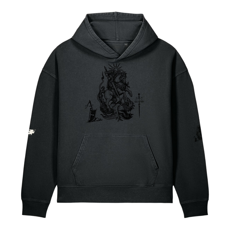 Unisex garment-dyed vintage hoodie