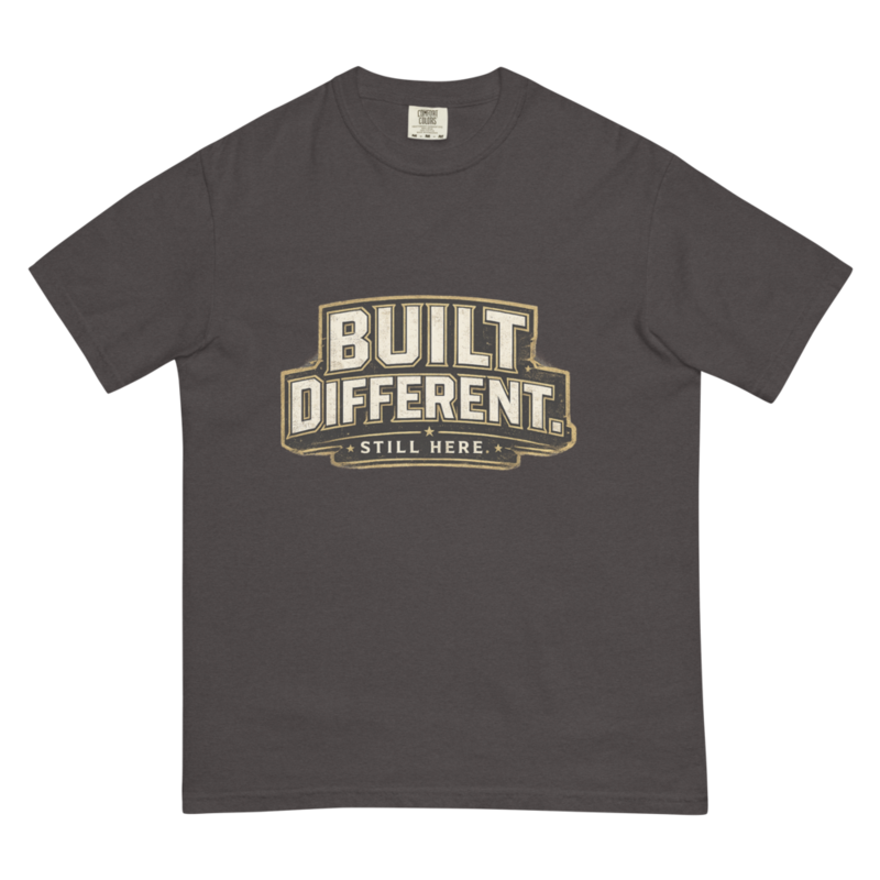 BUILT DIFFERENT Premium Heavyweight Tee