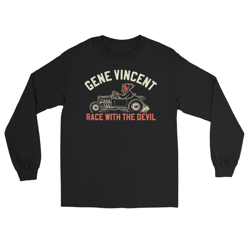 Camiseta Gene Vincent Race with the Devil manga larga