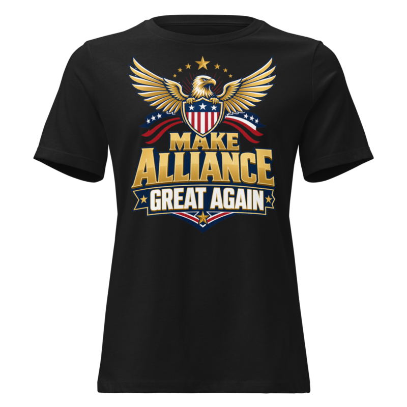 Visuel du produit T-shirt femme MAKE ALLIANCE GREAT AGAIN