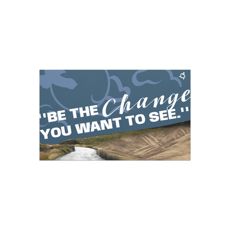 "The Change You Want to See" Bumper Magnet