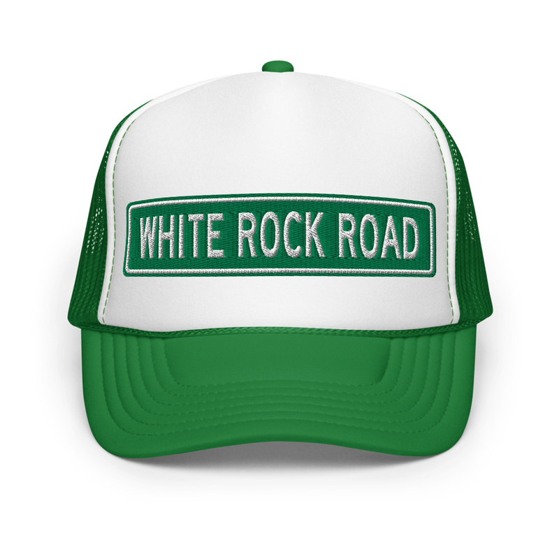 White Rock Road Sign Trucker Hat