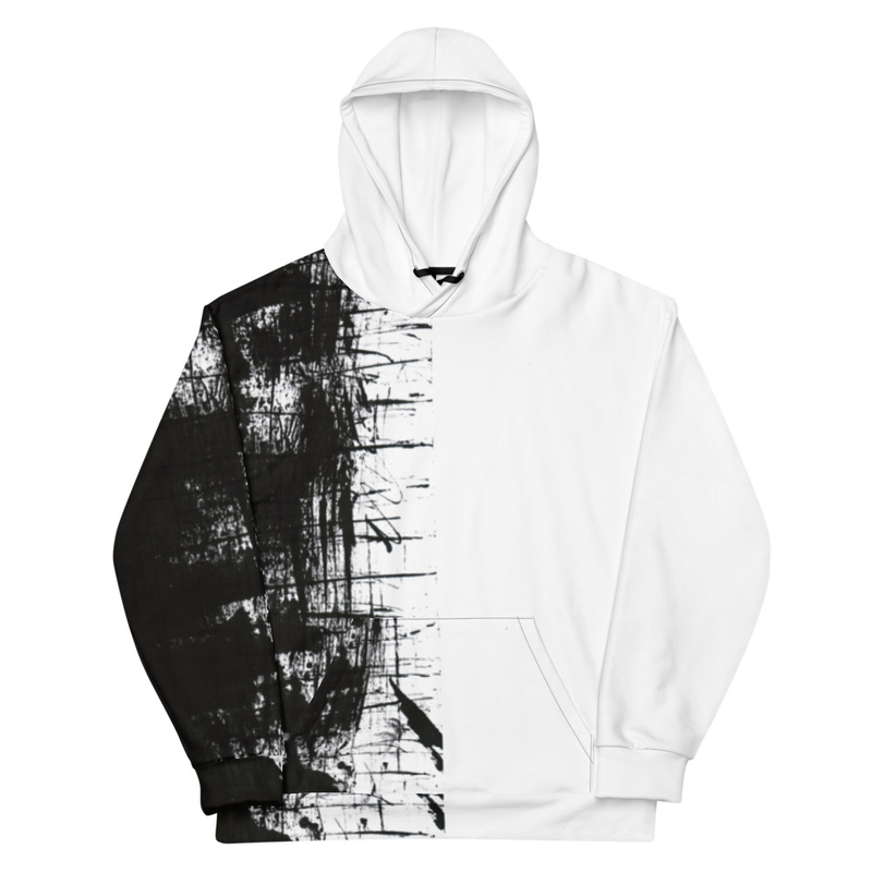 Unisex Hoodie BLACK SWIPE ART