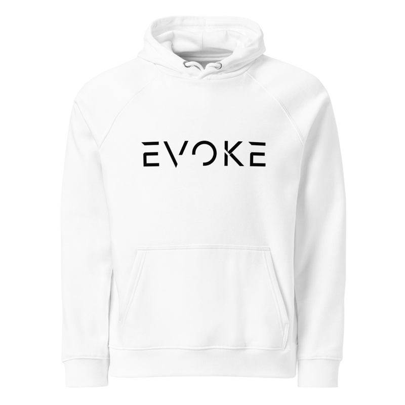 Unisex eco raglan hoodie EVOKE / XS