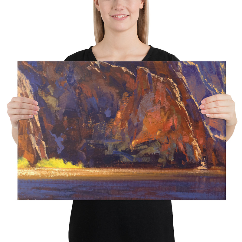Canyon Walls - Fine Art Canvas Print – Image 1