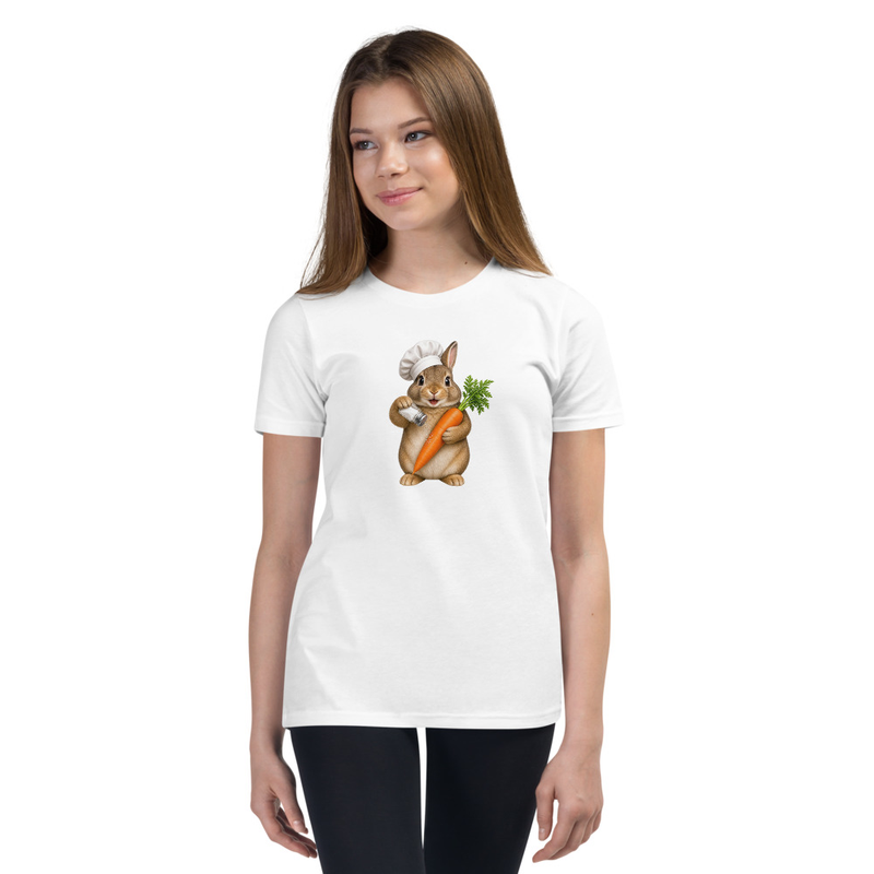 Netherland Dwarf Rabbit Chef Youth T-Shirt