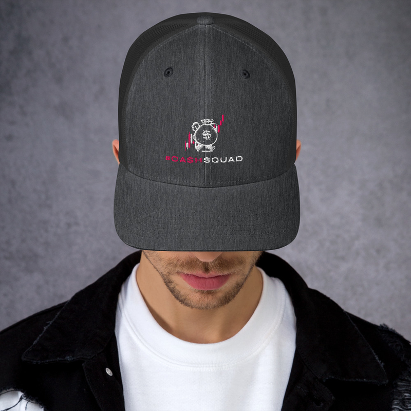 #CashSquad Hat v.2 – One size, Dark Heather Gray