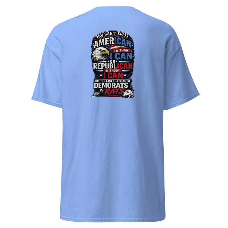 DemocRAT Political Humor Unisex classic tee – S, Carolina Blue