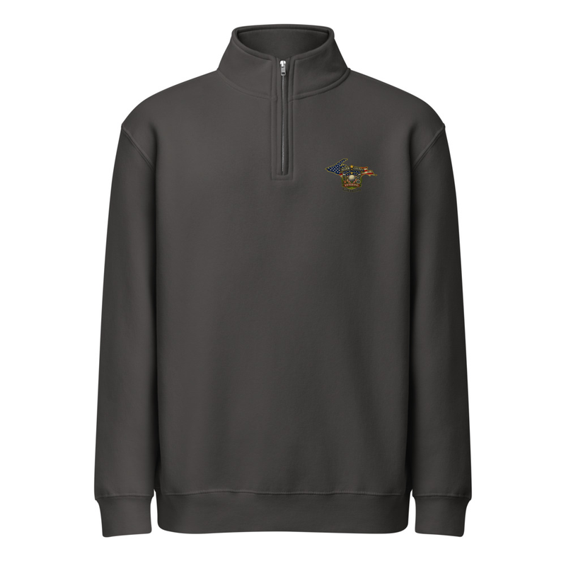 Men's Alger County Golf Outing Lane Seven LS14014 Premium 1/4 Zip Sweatshirt – XL, Smoke