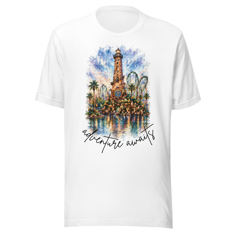 Island Adventure Tee – XS, White
