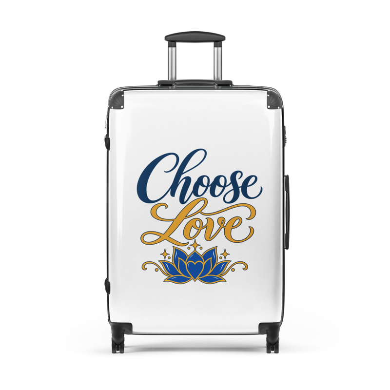Choose Love Hard-shell suitcase