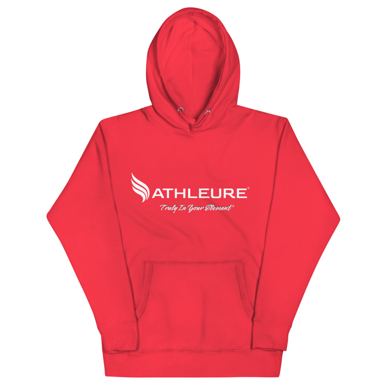 ATHLEURE® - Unisex Hoodie – S, Team Red