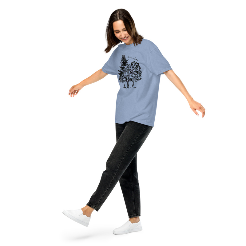 I am a Tree Comfort Colors T-Shirt – S, Washed Denim
