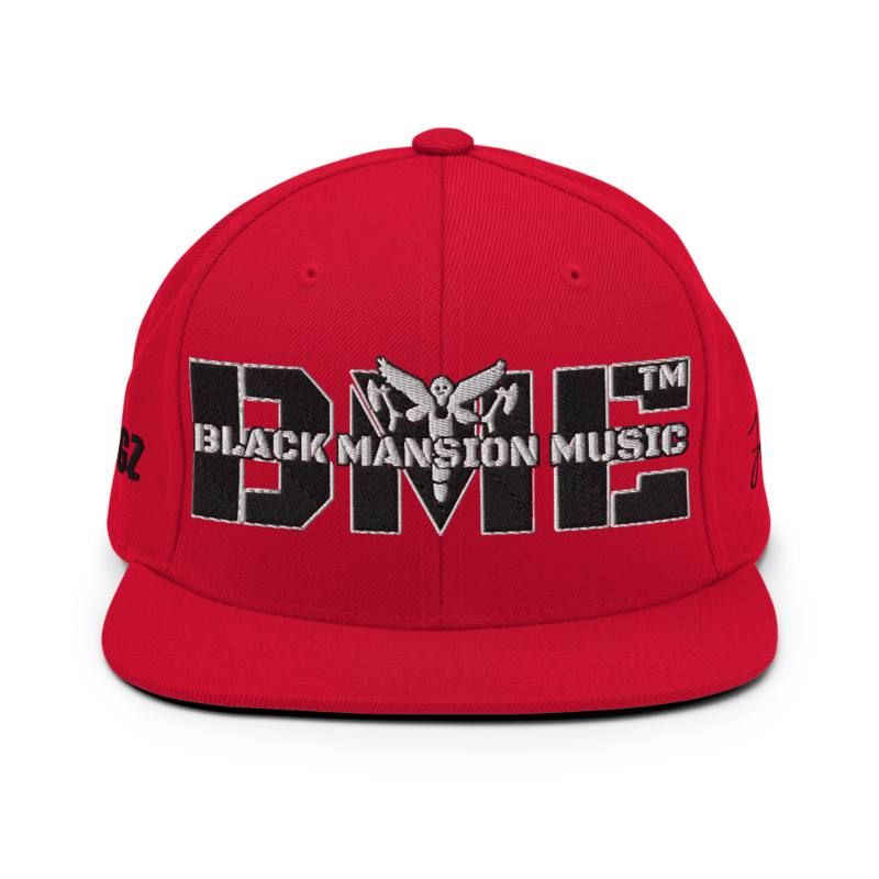 BLACK MANSION "RED N BLACK (RNB)"- SNAPBACK HAT