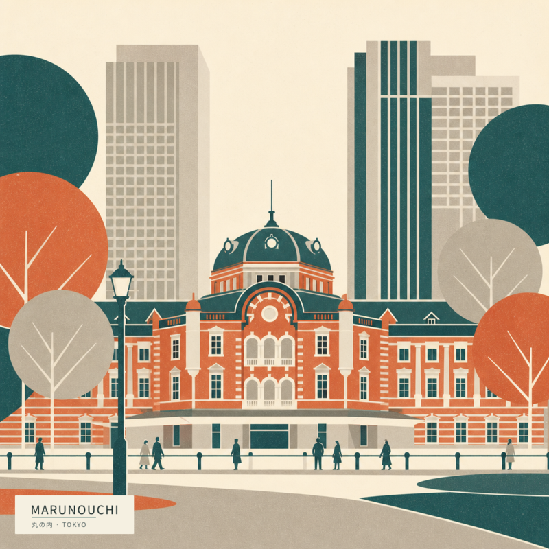Marunouchi(丸の内)のアートワーク
