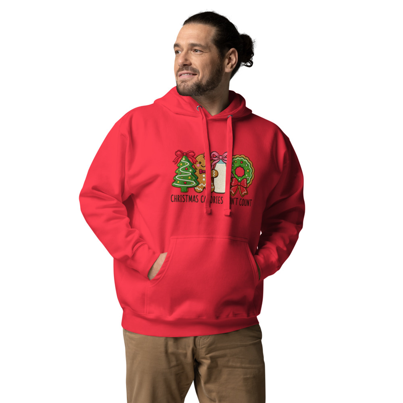 Christmas Calories Don't Count Gingerbread Unisex Hoodie