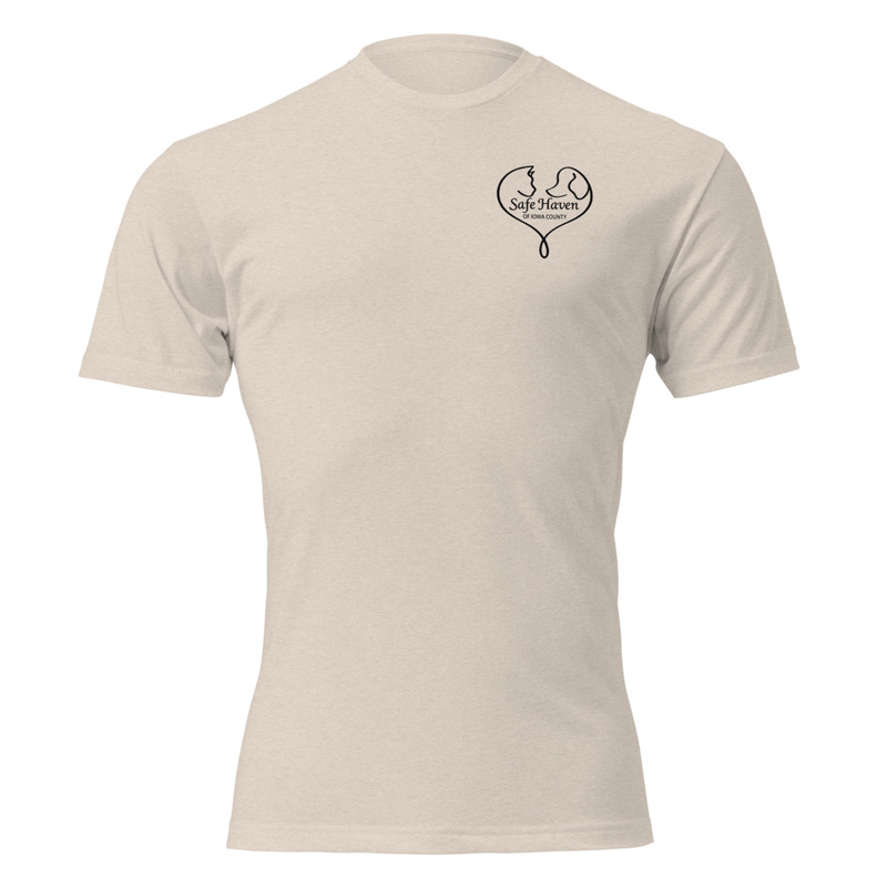 SHIC - Paw Print T-Shirt - Unisex – XS, Sand
