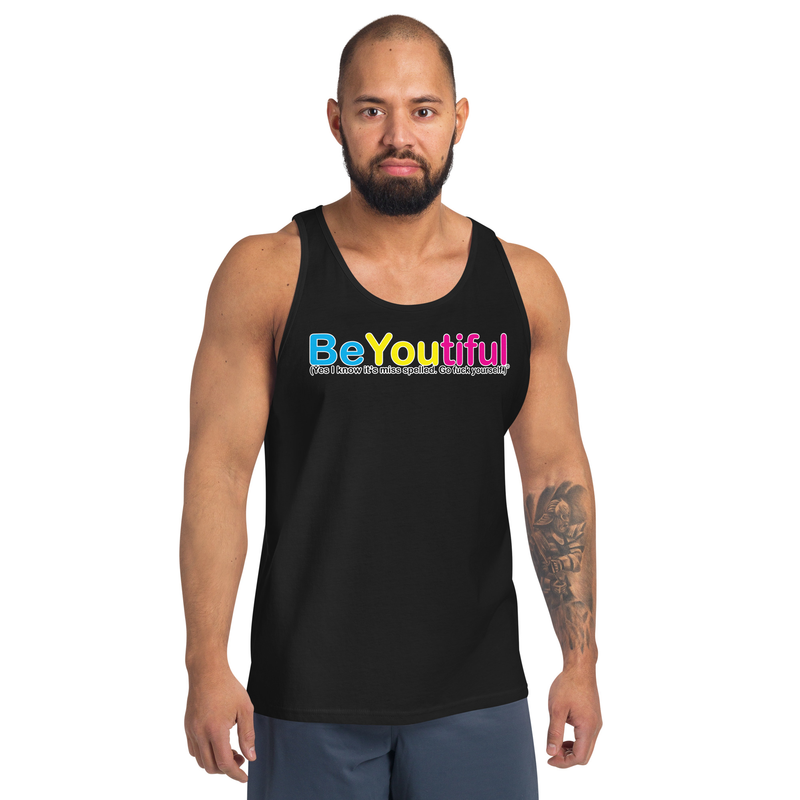 BeYOUtifully Bold Unisex Pun Tank Top