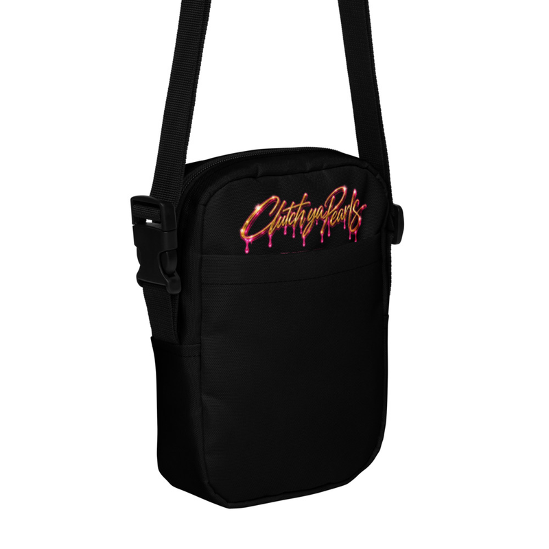 Clutch ya Pearls crossbody bag (blk)