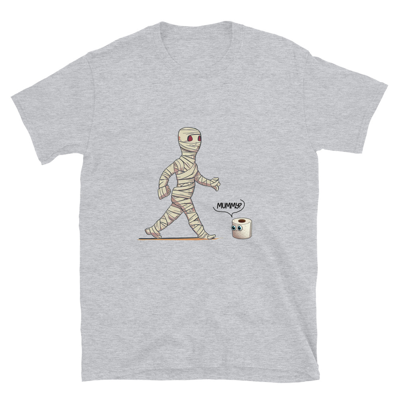 Mummy: Camiseta unisex · Gris deportivo