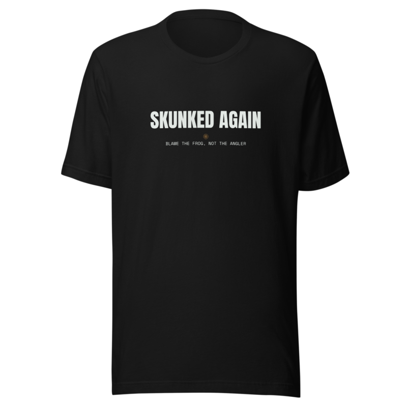 SKUNKED AGAIN Tee mockup