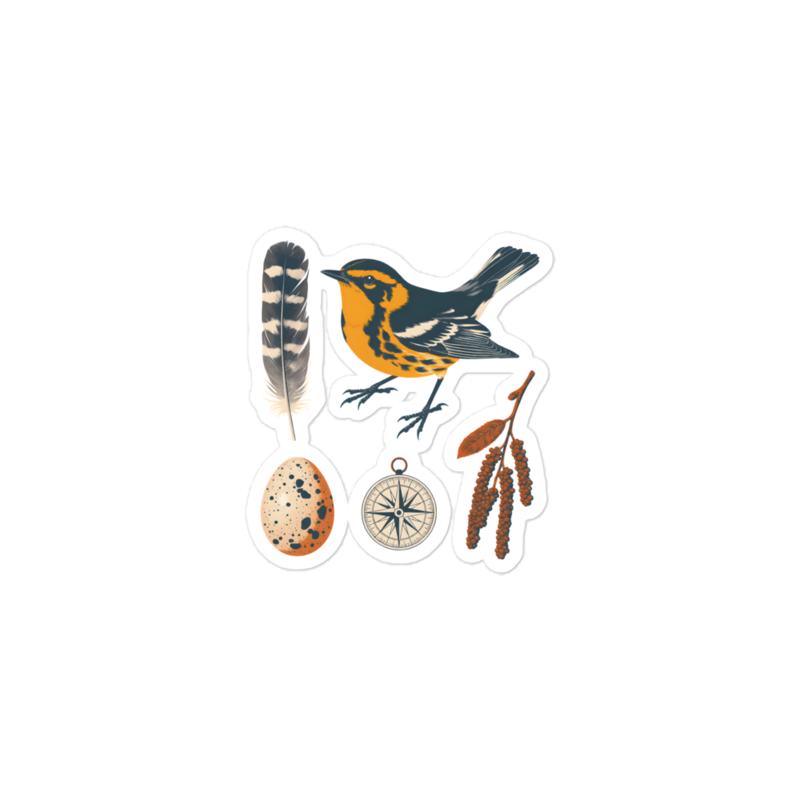 Fieldguide Floating Sticker (Artist Series) mockup