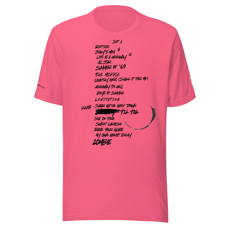 Unisex T-Shirt - SET LIST