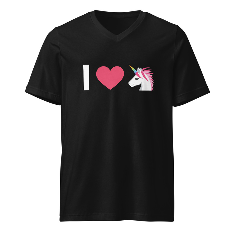 Unicorn V-Neck T-Shirt