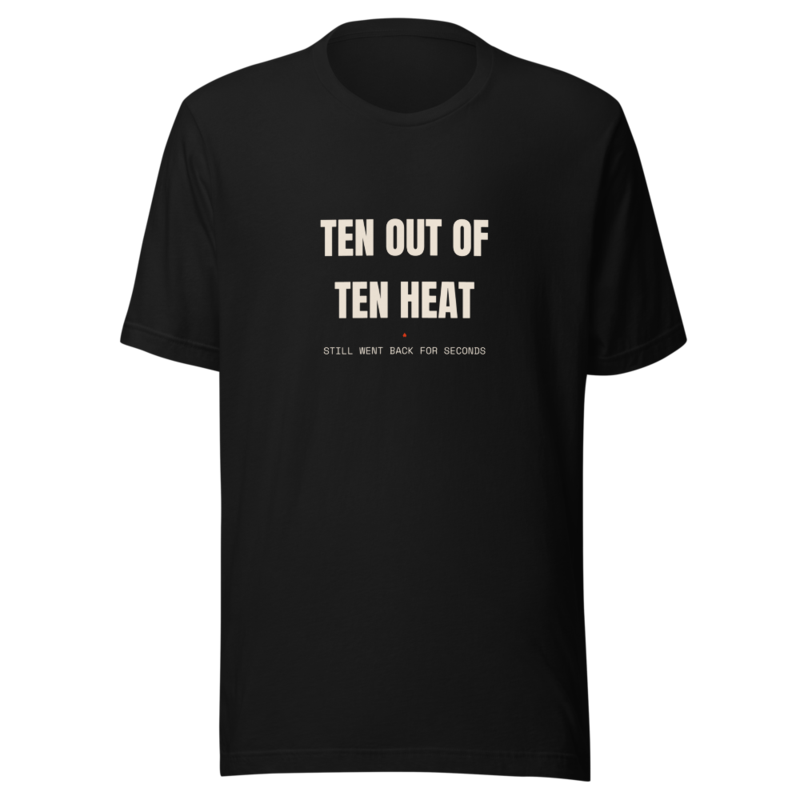 TEN OUT OF TEN HEAT Tee mockup
