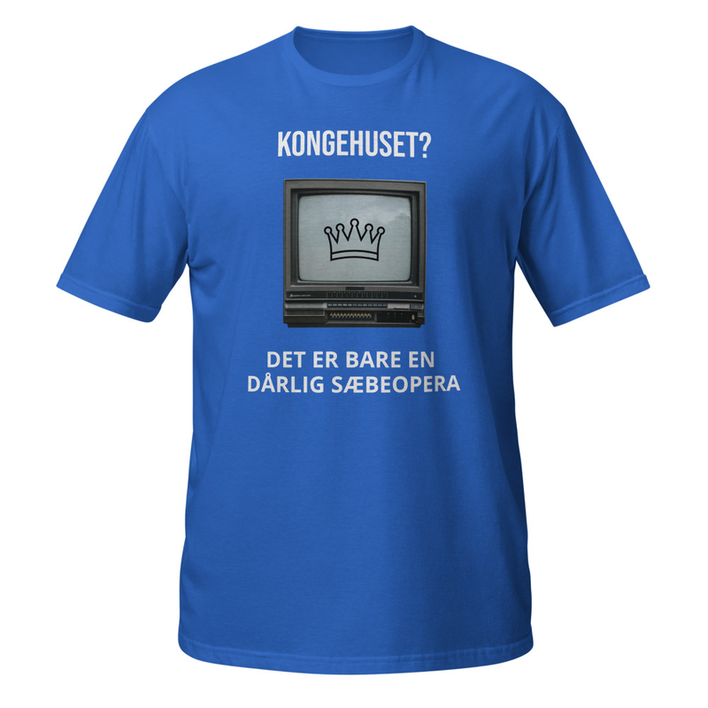 T-Shirt Kongehus Sæbeopera – Blå