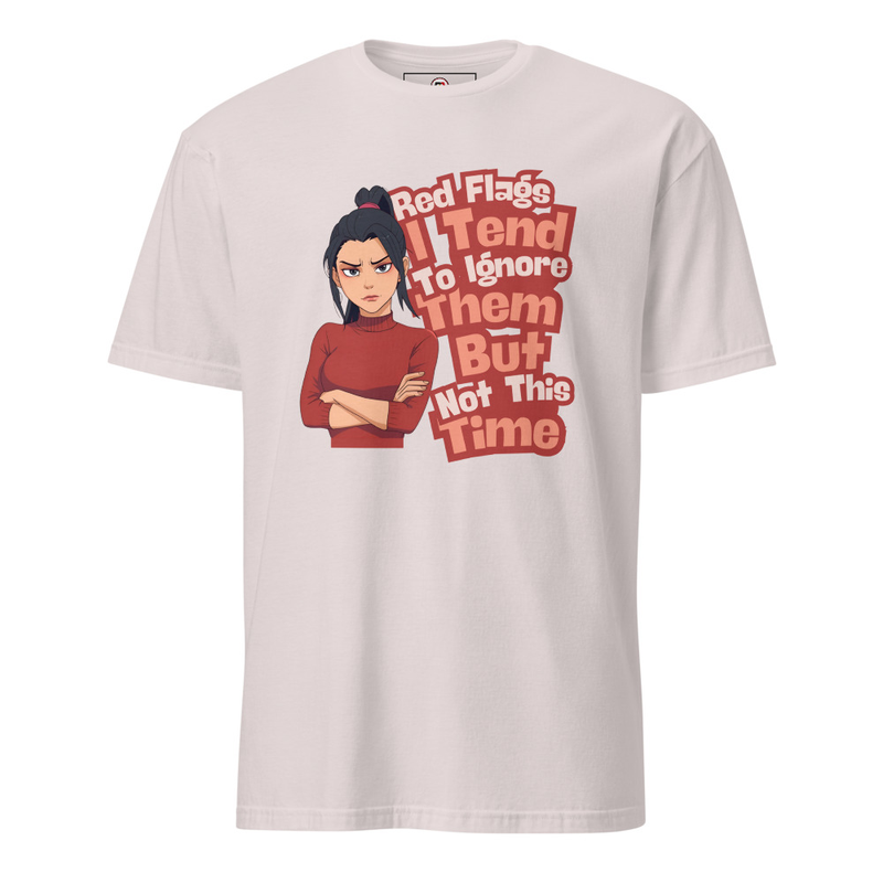 Red Flags Short-Sleeve T-Shirt – XL, Ice Grey