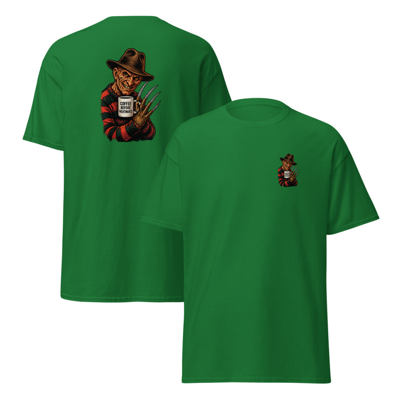 Coffee Before Nightmares Unisex classic tee