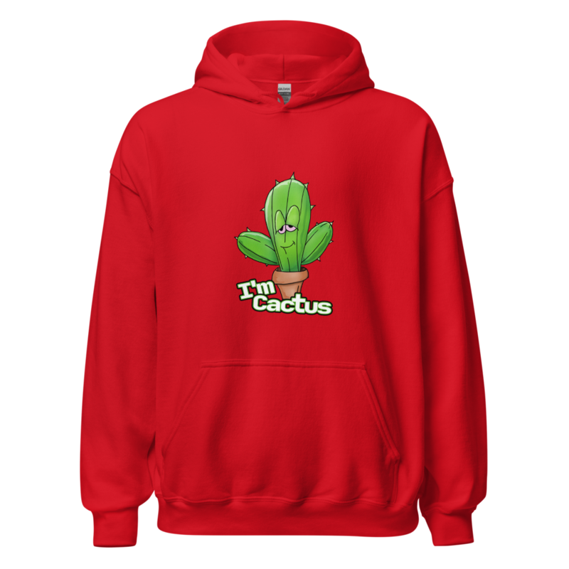 I'm Cactus Hoodie — Red