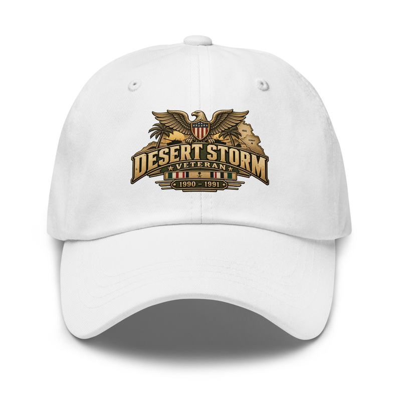 Desert Storm Veteran hat – One size, White