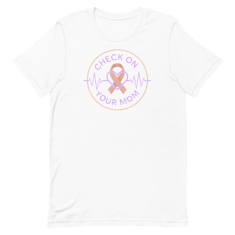 Check On Your Mom Logo t-shirt