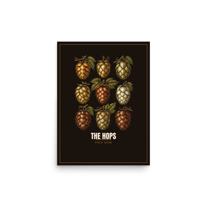 The Hops Poster mockup