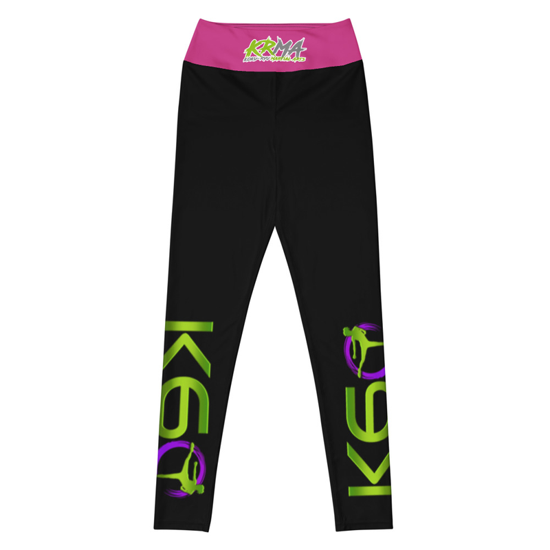 K60 Ladies Kickboxing Leggings - Style 2 - Pink