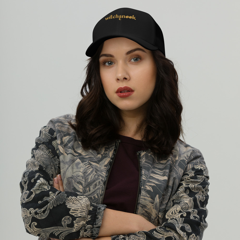 Witchsnook Old Gold Mesh Trucker Cap