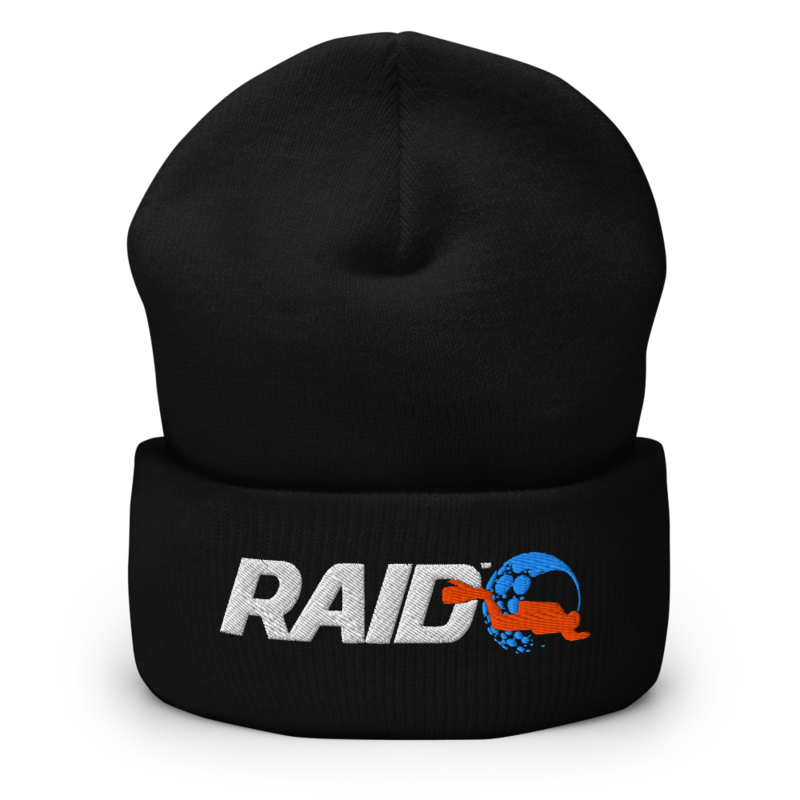 RAID Wear Cuffed Beanie – One size, Black