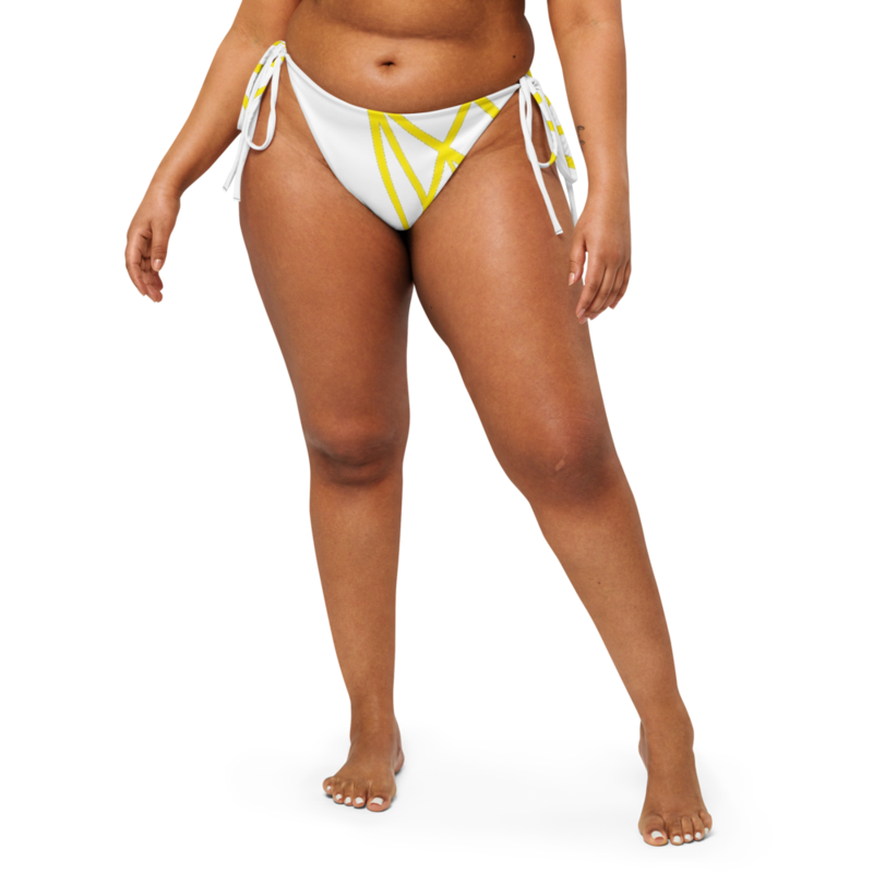 Uncle Benny ® Recycled String Bikini Bottom Neon Yellow EST. 2020