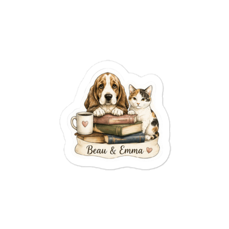 Beau & Emma Kiss-cut vinyl decals