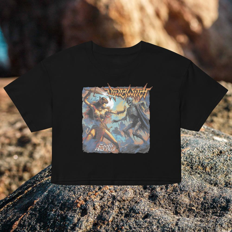 Crop Top - Tooth & Nail (Shewolves of the Wasteland on back)