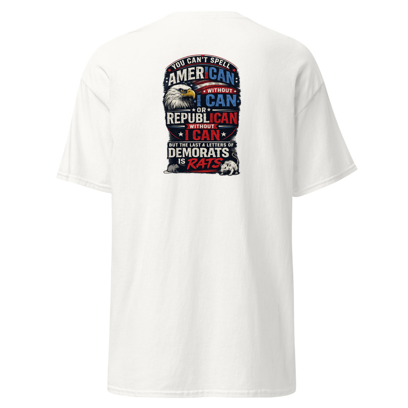 DemocRAT Political Humor Unisex classic tee – S, White