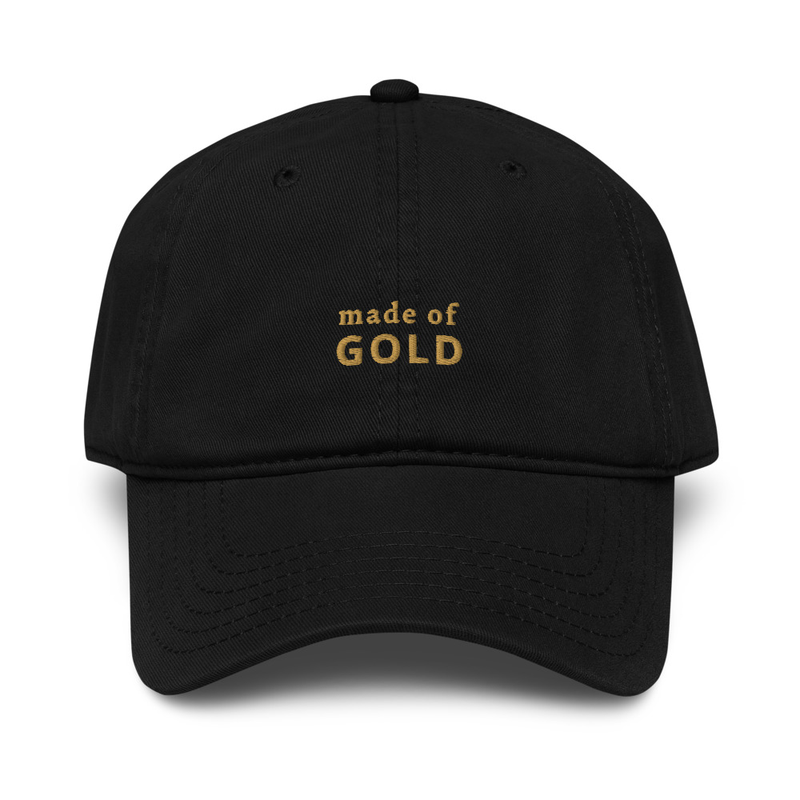 made of GOLD - Garment washed baseball cap – Image 2