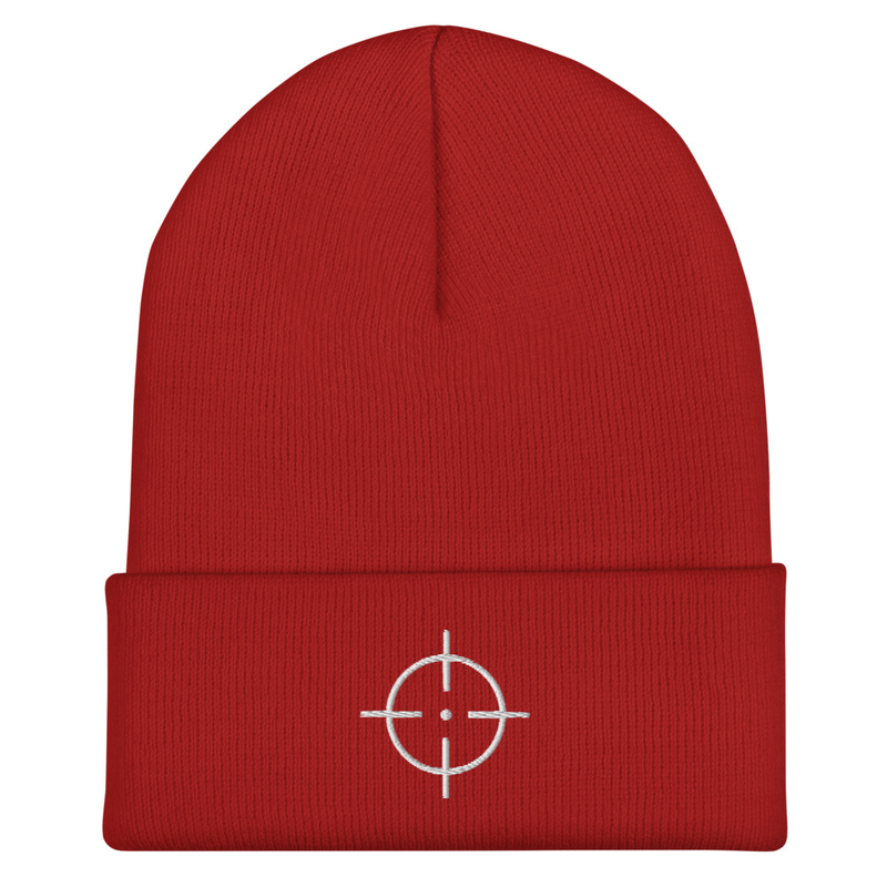 Accurate Arms Cuffed Beanie – One size, Red