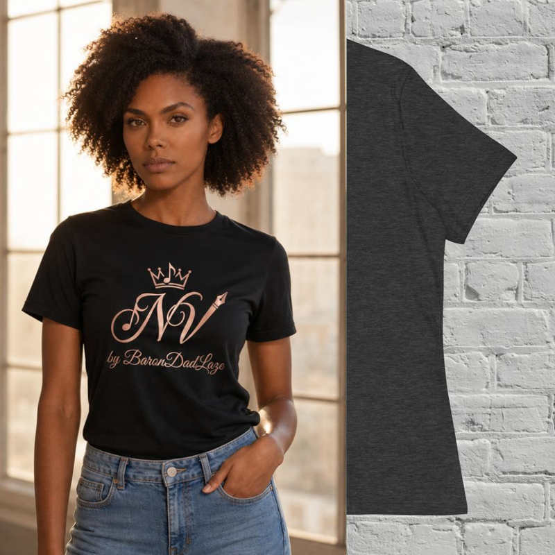 BaronDadLaze "Note & Verse" Women's Relaxed T-Shirt