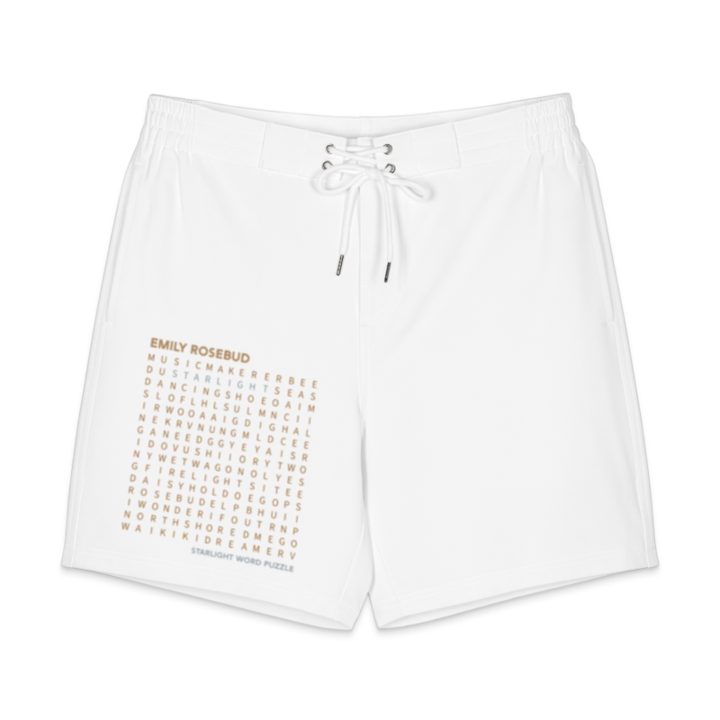 Starlight Word Puzzle Men's Board Shorts