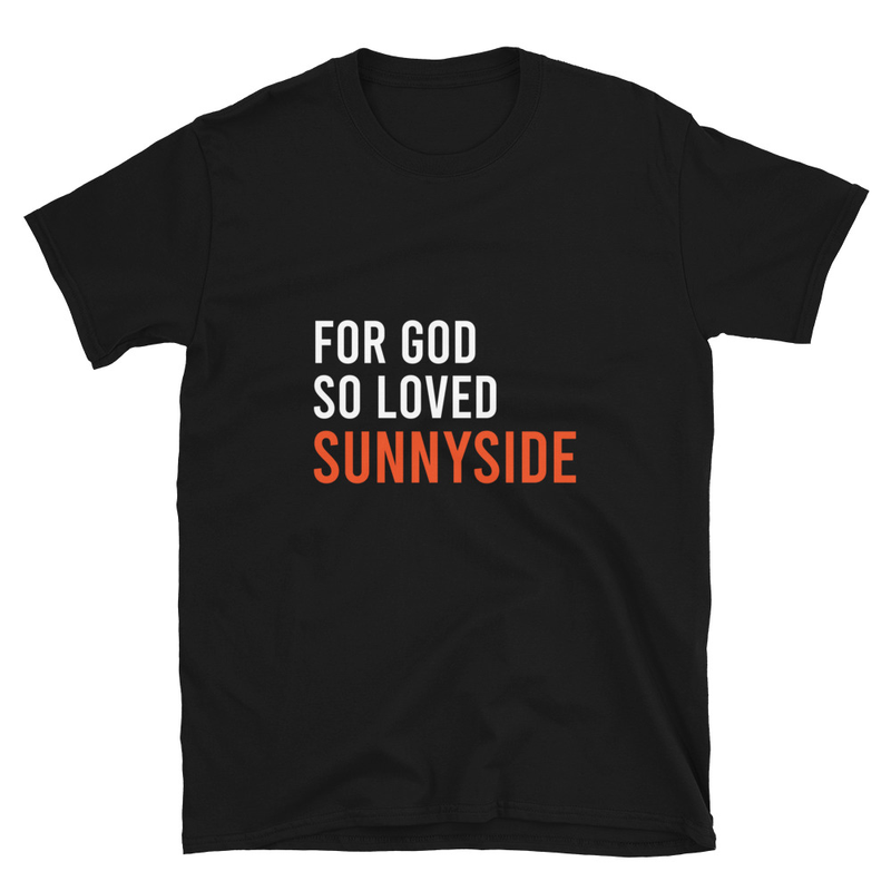 For God So Loved Sunnyside T-Shirt Black