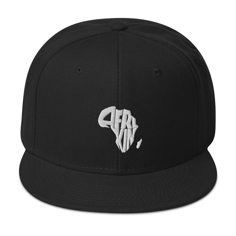 AfriKin White Snapback Hat